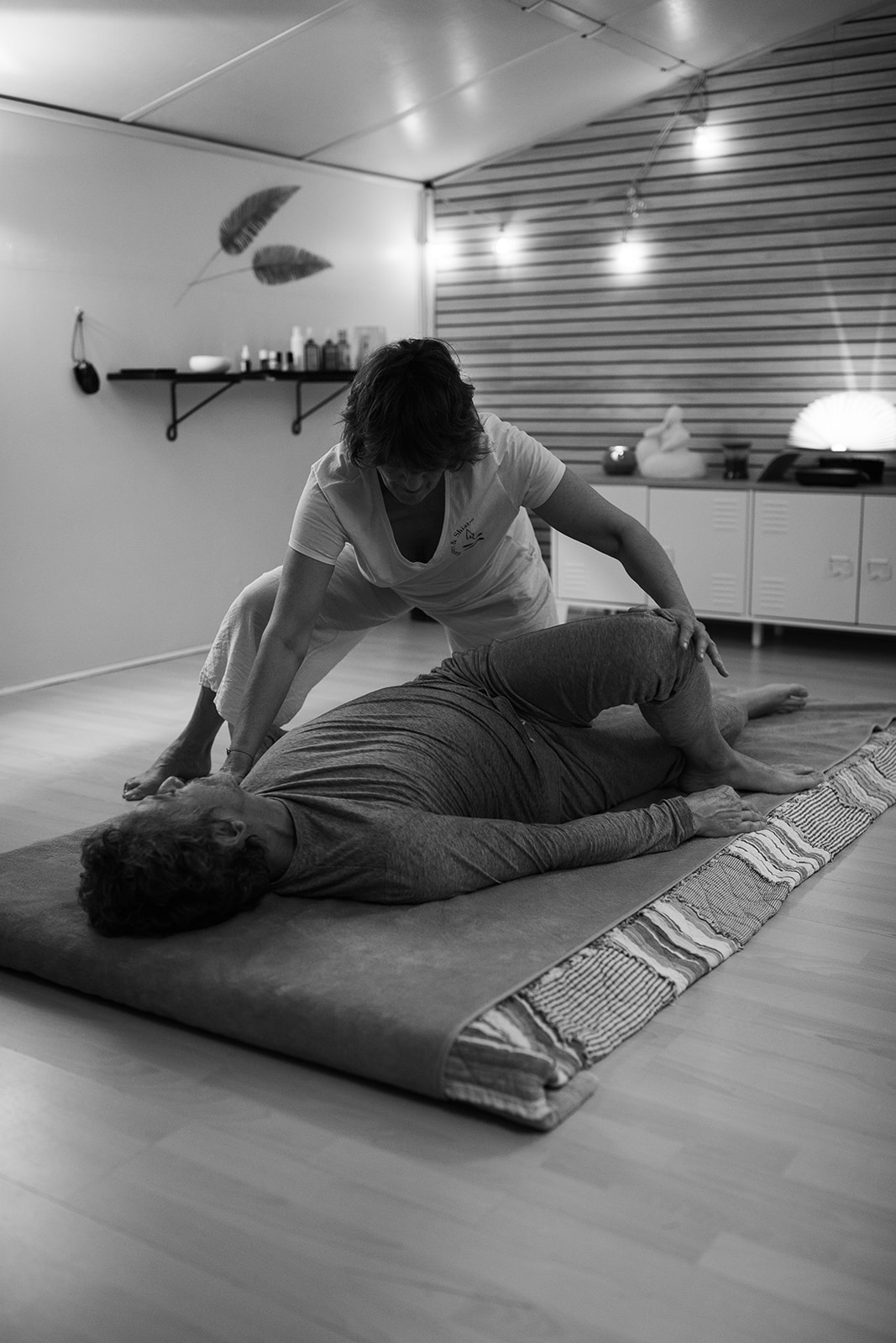 Séance de shiatsu